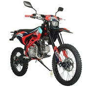 X-Pro Brand New 150cc Gas Pit Dirt Bike with All lights, 4-Speed Manual Transmission, 19"/16" Tires
