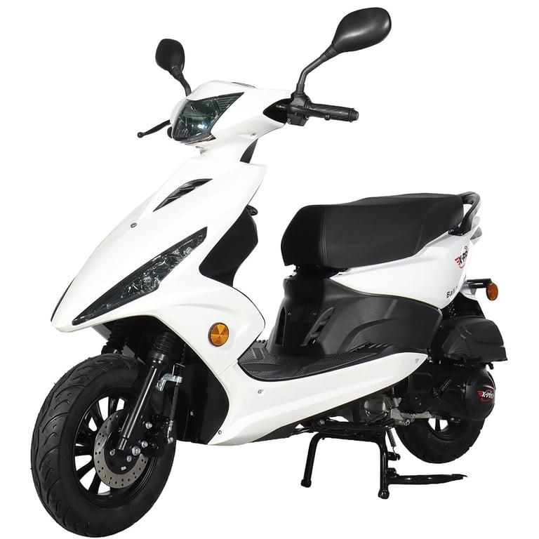 X-Pro 150cc Gas Powered Moped Scooter for Adults, Electric Start