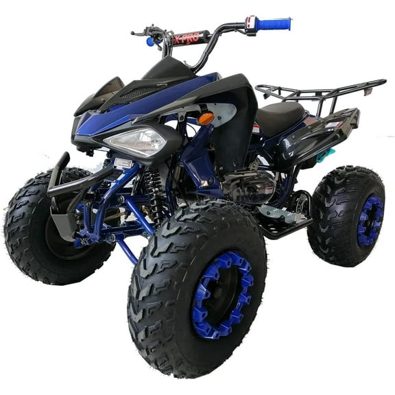 X-Pro Brand New 200cc Gas ATV, Automatic Transmission with Reverse LED Headlights Big 23"/22" Tires