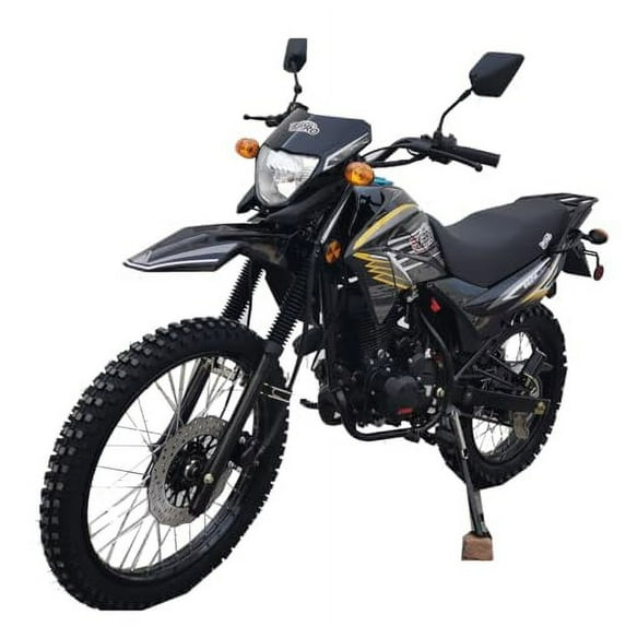 X-Pro Brand New 250cc Dirt Bike for adult with 5-Speed Manual Transmission Kick Start 21"/18" Wheels