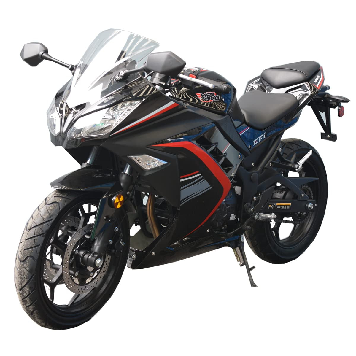 X-Pro 250cc Motorcycle, Street Legal Gasoline, 6-Speed Manual