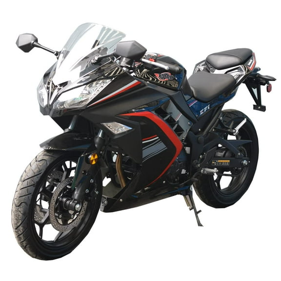 X-Pro Brand New 250cc EFI Fuel Injection Dirt Bike Motorcycle Street Bike, 6 Manual Transmission Electric Start 17" Wheels Assembled in Crate