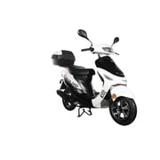 X-Pro Brand New 50cc Gas Moped Scooter, 10 Aluminum Wheels Electric/Kick Start! Large Headlights