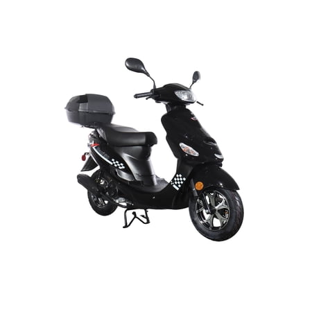 X-Pro Brand New 50cc Gas Moped Scooter, 10" Aluminum Wheels Electric/Kick Start! Large Headlights