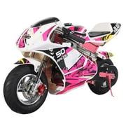 X-Pro Brand New Blast 40cc Pocket Bike for kids Gas Dirt Bike with 4 Stroke Pull Start Disc Brakes