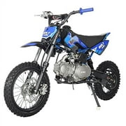 X-Pro Brand New Bolt 125cc Gas Pit Dirt Bike, 4-Speed Semi-Automatic Transmission, Big 14"/12" Tires