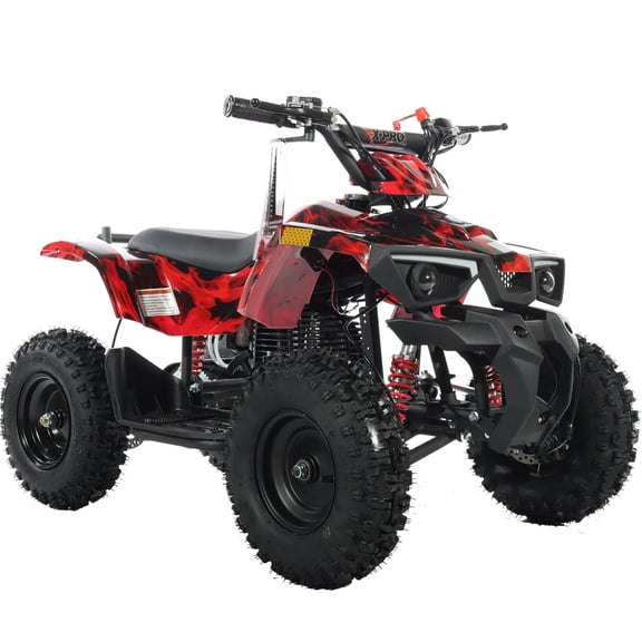 X-Pro Brand New Bolt 40cc Mini Gas ATV for Kids with 4 Stroke Pull Start, Disc Brake 6" Tires