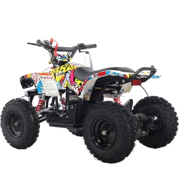 X-Pro Brand New Bolt 40cc Mini Gas ATV for Kids with 4 Stroke Pull Start, Disc Brake 6" Tires