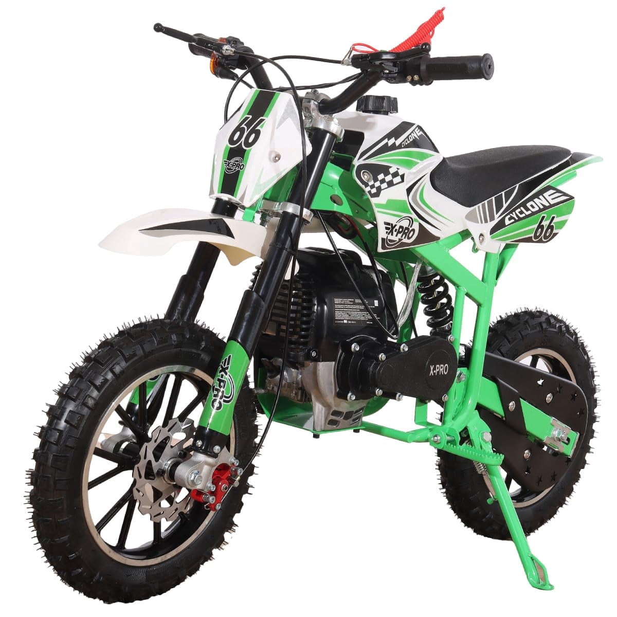 X-Pro 40cc Gasoline Powered Mini Dirt Bike for Kids, 4-Stroke Pull