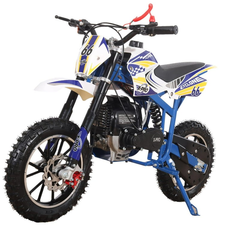 X-Pro 40cc 4-Stroke Gas Mini Dirt Bike for Kids, Pull Start