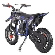 X-Pro Brand New 40cc Gas Power Dirt Bike, 4 Stroke Mini Dirt Bike for Kids with Pull Start, 10" Wheels!