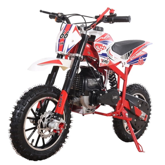 X-Pro Brand New Cyclone 40cc Gas Pit Dirt Bike, 4 Stroke Mini Bicycle for Kids with Pull Start