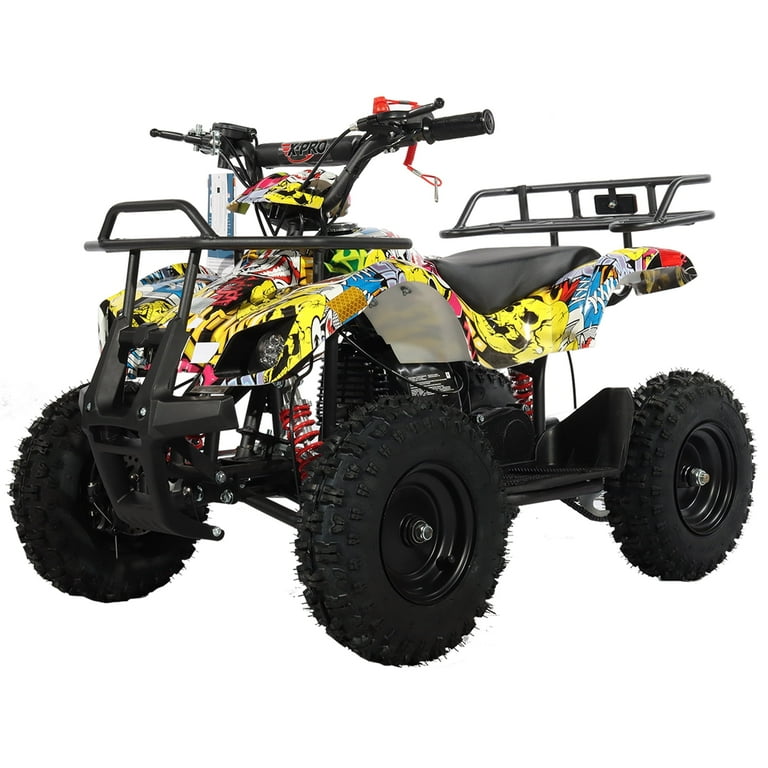 X Pro New 40cc Gas Mini ATV Eagle for Kids 4 Stroke Pull Start Disc Brake 6 Tires Walmart