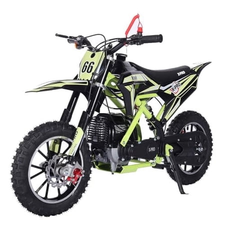 X-Pro Brand New Hawk 40cc Gas Power 4 Stroke Mini Pit Dirt Bike Pull Start for kids with 10" Wheels