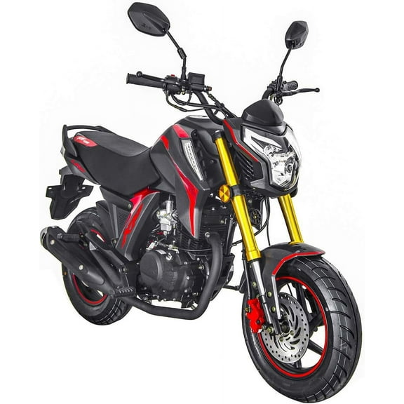 X-Pro Brand New KP MINI 150cc Gas Motorcycle with 5-Speed Manual Transmission, Electric Start! 12" Wheels