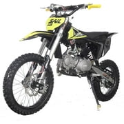 X-Pro Brand New Sail 125cc Dirt Bike with 4-Speed Manual Transmission Kick Start, Big 17"/14" Tires!