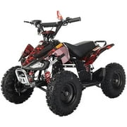 X-Pro Brand New Thunder 40cc Mini Gas ATV for Kid with 4 Stroke Pull Start, Disc Brake 6" Tires