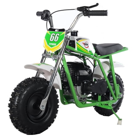 X-Pro Brand New Typhoon 40cc Gas Pit Dirt Bike, 4 Stroke Mini Motorcycle for Kids with Pull Start