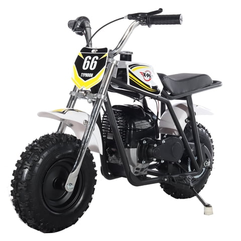 X-Pro Brand New Typhoon 40cc Gas Pit Dirt Bike, 4 Stroke Mini Motorcycle for Kids with Pull Start