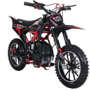 X-Pro Brand New Upgraded Hawk 40cc Gas Powered 4 Stroke Mini Pit Dirt Bike with Pull Start for kids 10" Wheels