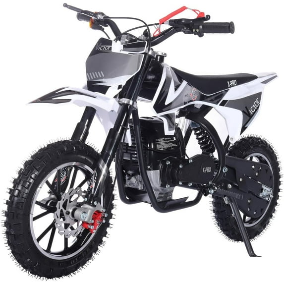 X-Pro Brand New VICTOR 40cc Gas Powered 4 Stroke Mini Pit Dirt Bike with Pull Start for kids 10" Wheels