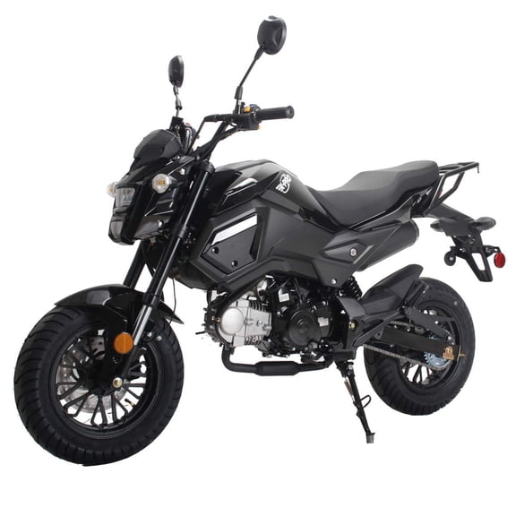 X-Pro Brand New Vader 125cc Gas Bike, Manual Transmission Electric Start, Headlights, 12" Wheels