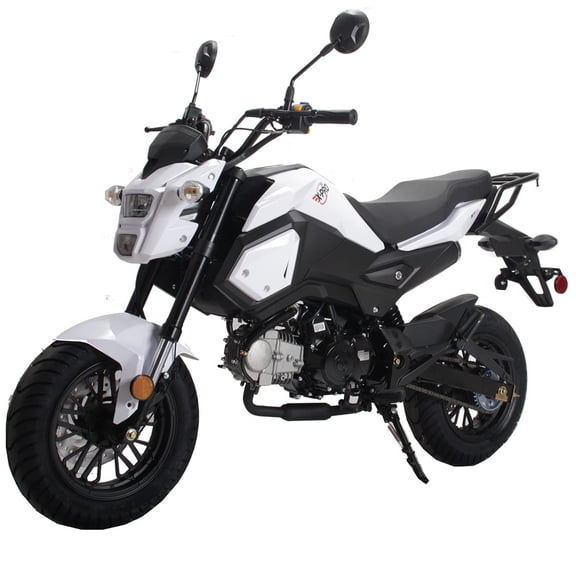 X-Pro Brand New Vader 125cc Gas Bike, Manual Transmission Electric Start, Headlights, 12" Wheels