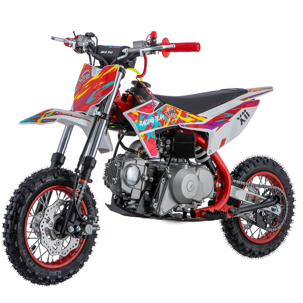 X-Pro 110cc Gas Dirt Bike, Automatic Transmission, E-Start, 10