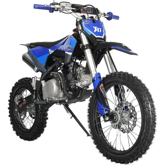 X-Pro Brand New X17 125cc Dirt Bike with Automatic Transmission Electirc Start, 17"/14" Tires