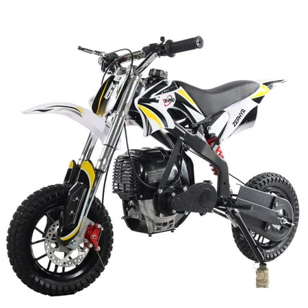 X-Pro Brand New Zephyr 4 Stroke 40cc Gas Pit Dirt Bike, Mini bike for Kids, Pull Start 10" Wheels