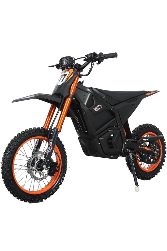 E-Hawk 3500W Electric Dirt Bike for Adults & Teens - Powerful Brushless Motor with 14"/12" Off-Road Tires!
