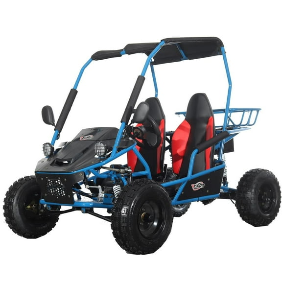 X-Pro E-Rover 2000 Electric Kids Go Kart with Reverse and Rear Disc Brake! Big 8” Wheels!