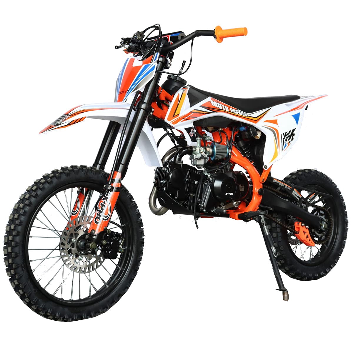 X-Pro Hawk 125cc Dirt Bike, Zongshen Engine, 4-Speed Semi-Automatic ...