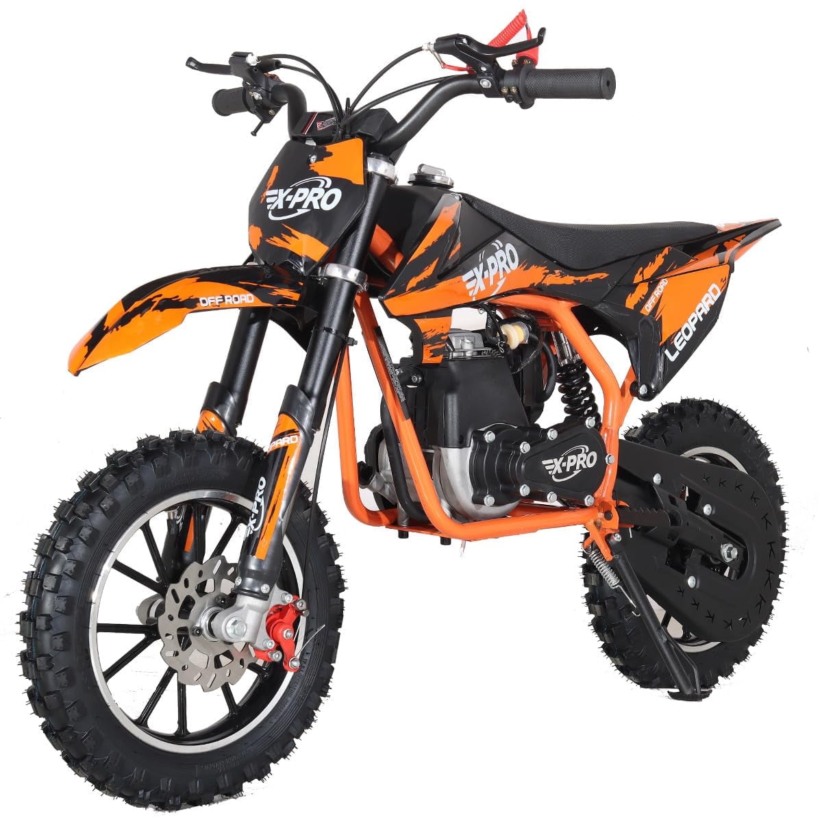 X-Pro, Mini Dirt Bike, 40, Gas Power 4 Stroke Pit Bike with 10