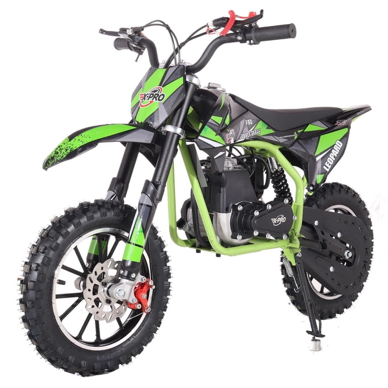 X-Pro Leopard 40 Mini Gas Dirt Bike, Gas Power 4 Stroke Dirt Bike
