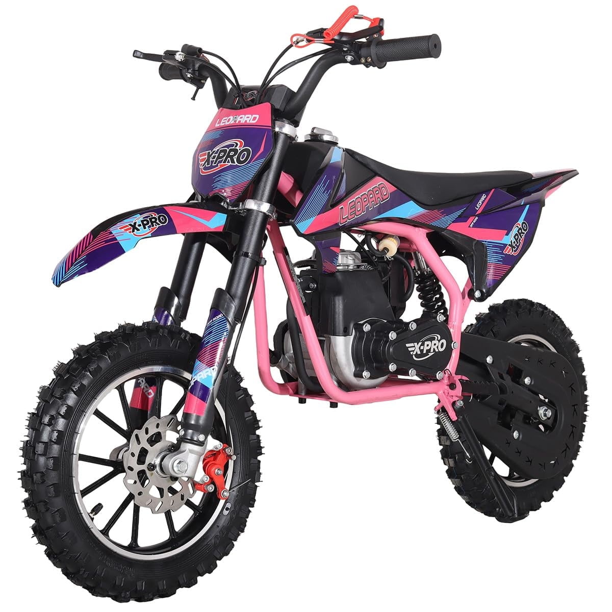 X-Pro Leopard 40 Mini Kids Dirt Bike 2025 New Version Gas Power 4