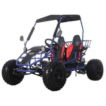 X-Pro New Rover 125cc Gas Powered Go Kart 3 Semi-Automatic Transmission w/Reverse Big 18"/19" Wheels