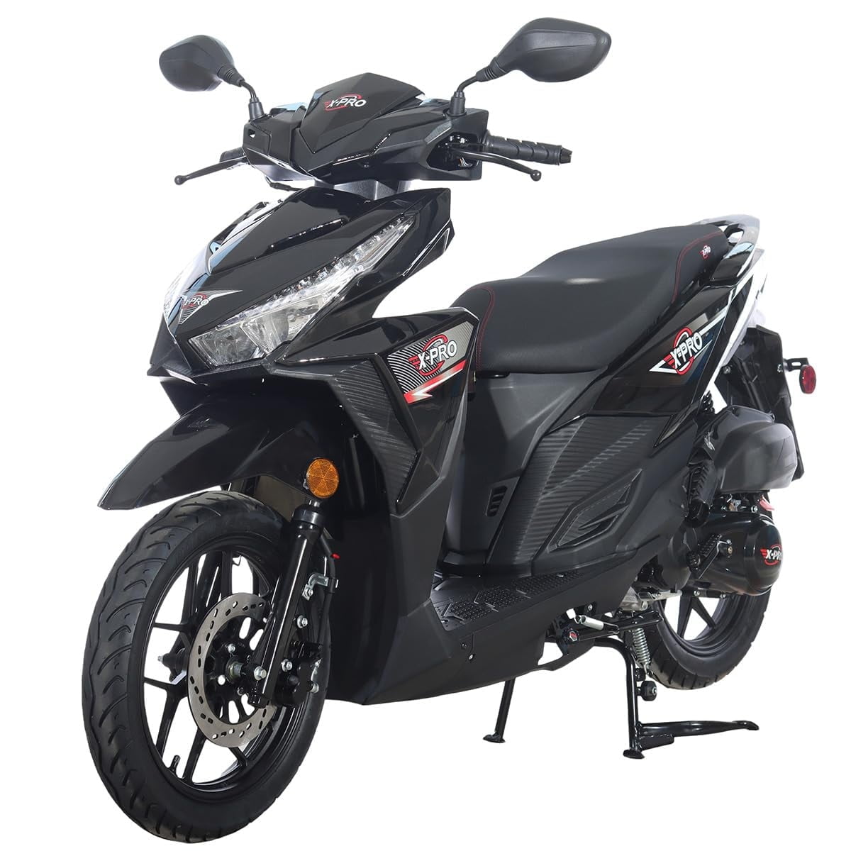 X-Pro Orion 200 Gas Moped Adult Gas Moped Scooter with 14