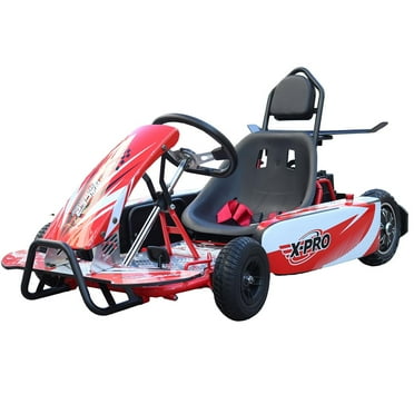 X-Pro Rambler 700W Brushless Electric Pedal Go Kart 350w*2 Racing Drifting Go Karts for Kids