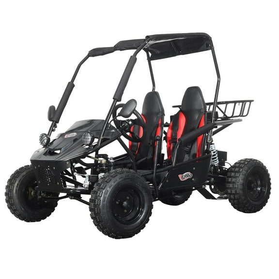 X-Pro Rover 110cc Gas Go Kart with Automatic Transmission w/Reverse, LED Headlights, Big 16" Wheels!