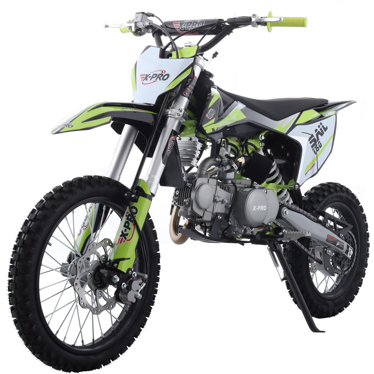 X-Pro Sail 150 Dirt Bike Zongshen Brand Engine with 4-Speed Manual Transmission! Kick Start, Big 17"/14" Tires! Assembled and Tested!