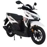X-Pro Saipan 200 EFI Electronic Fuel Injection Moped Scooter with CVT Transmission, 14 Alloy Wheels, LED Headlights!