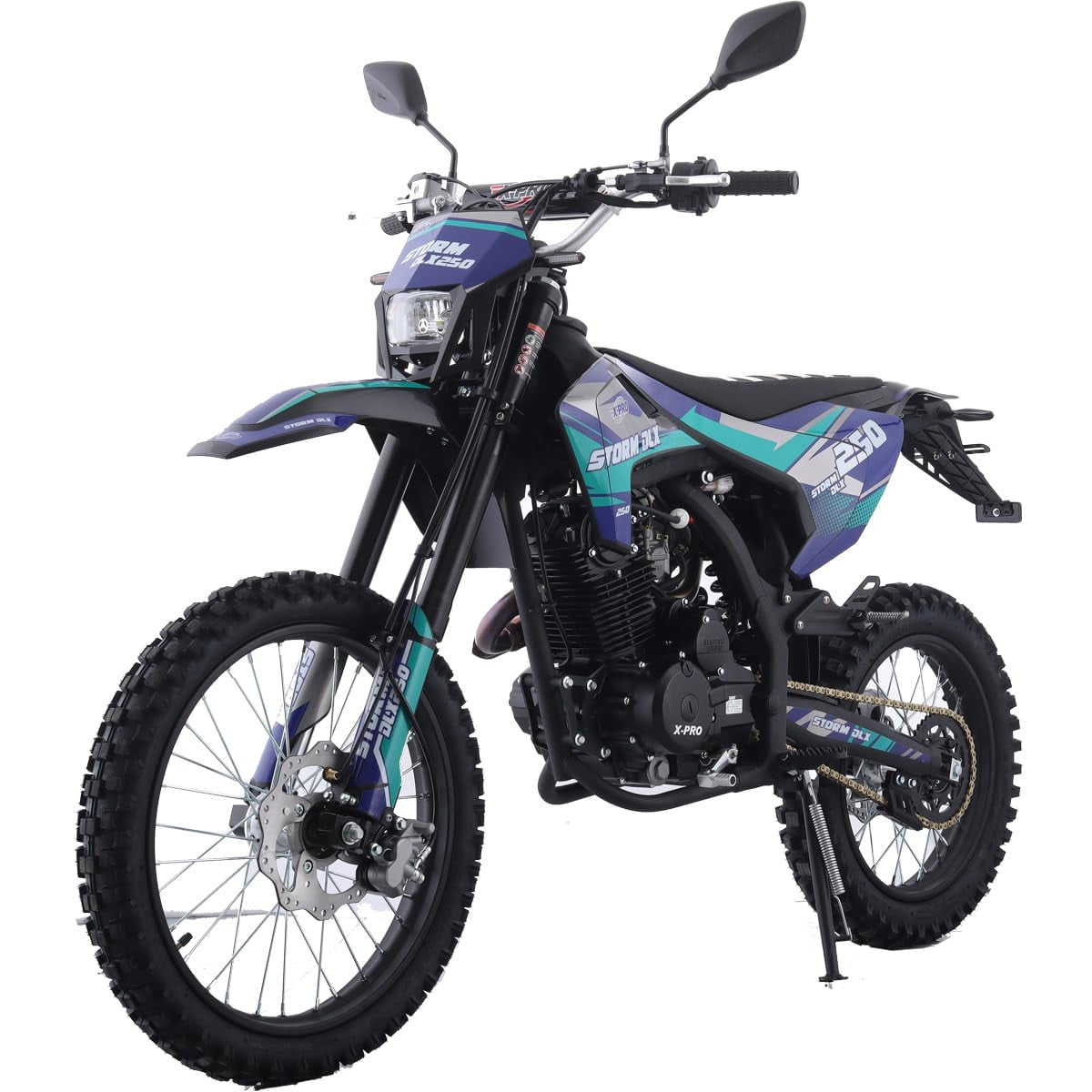 X-Pro Storm DLX 250 Dirt Bike with Zongshen Brand Engine 5-Speed