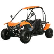 X-Pro Talon 125cc Go Kart with 3-Speed Semi-Automatic Transmission w/Reverse, LED Headlights, Big 18 Wheels! Hardtop Roof!