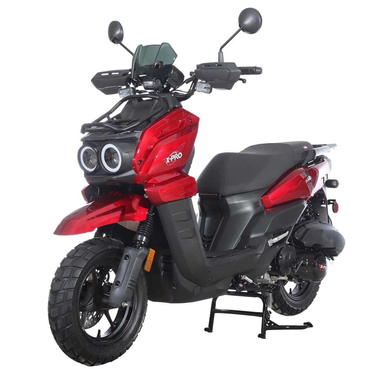 Target Moped X-Pro Tank 200 Gas Moped Adult Gas Moped Scooter with 12