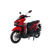 X-Pro Tinian 200 EFI Electronic Fuel Injection Moped Scooter with CVT Transmission, 14" Alloy Wheels, LED Headlights!
