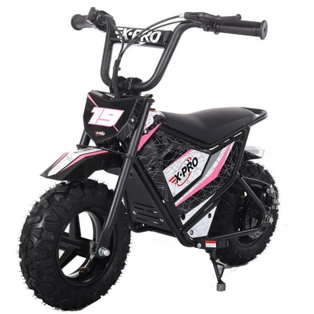 X-Pro XP250E 250W 24V Electric Dirt Bike with Chain Drive! 6.5" Wheels! Rear Disc Brakes!