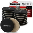 thumbnail image 1 of X-Protector Felt Sliders for Hardwood Floors - 16 Pcs 3 1/2" Furniture Sliders - Move Furniture Easily, 1 of 7
