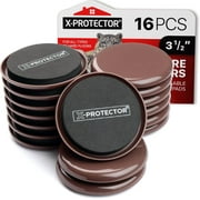 X-Protector Furniture Sliders for Carpet - 16 PCS 3.5" Furniture Sliders - Move Furniture Easily