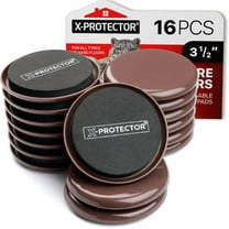 X-Protector Furniture Sliders for Carpet - 16 PCS 3.5" Furniture Sliders - Move Furniture Easily